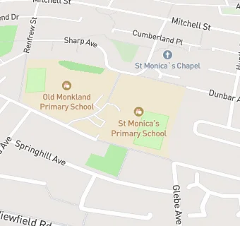 map for Old Monkland Primary School