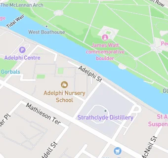 map for Adelphi Nursery School