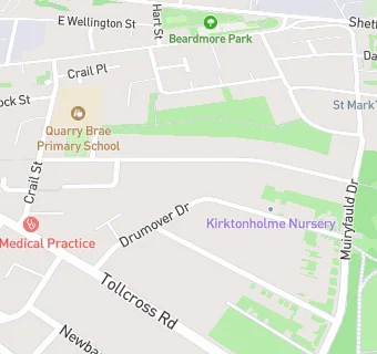 map for Kirktonholme Nursery