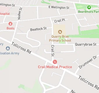 map for The Westmuir Medical Centre