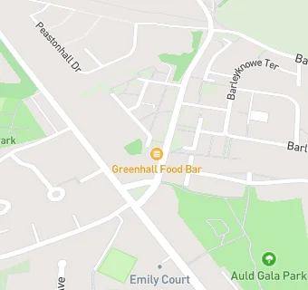 map for Greenhall Food Bar