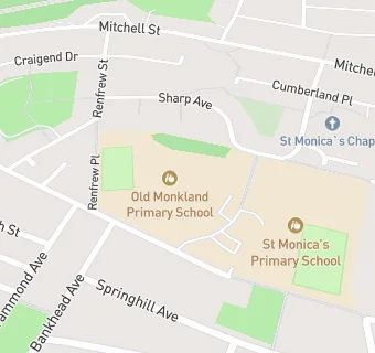 map for Old Monkland Primary School