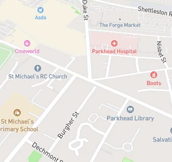 map for Parkhead Cross Dental Practice