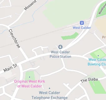 map for West Calder Post Office & Day to Day