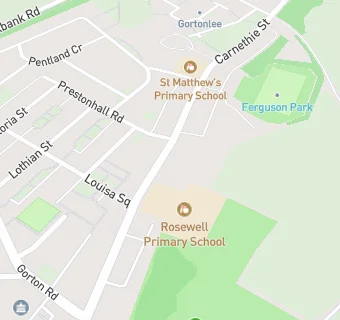 map for Rosewell Primary School