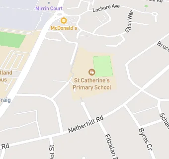 map for St Catherine's Primary School