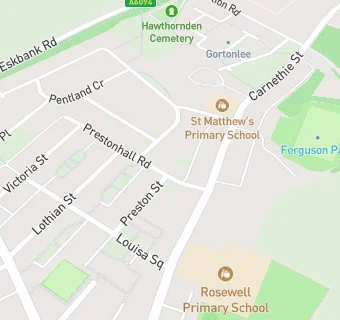 map for Rosewell Village Store