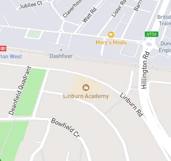 map for Linburn Academy