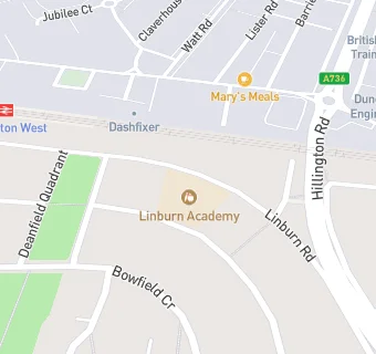 map for Linburn Academy