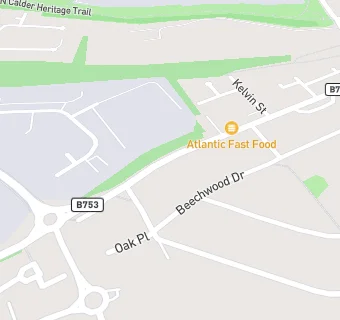 map for Atlantic Fast Food