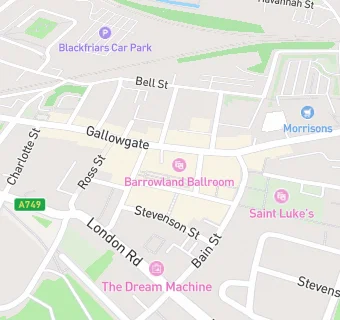 map for 226 Gallowgate