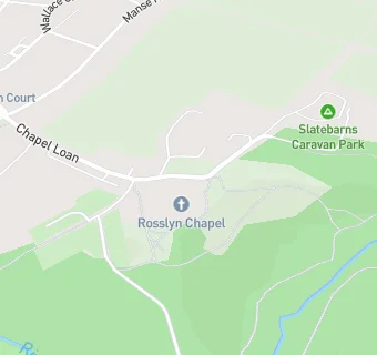 map for Rosslyn Chapel Cafe