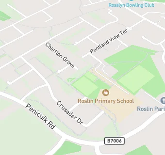 map for Roslin Primary School