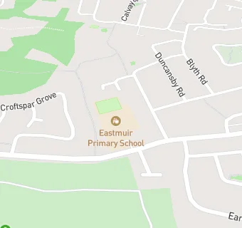 map for Eastmuir Primary School