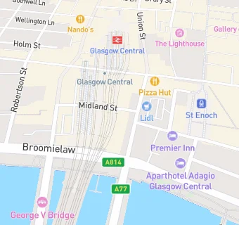 map for Leonardo Hotel Glasgow