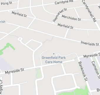 map for Greenfield Park Care Home - HC-One