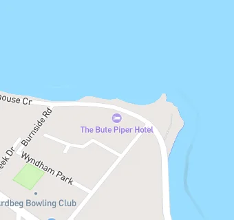 map for The Bute Piper  Hotel