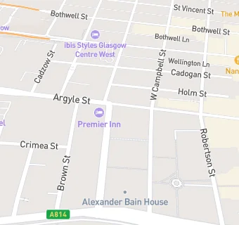 map for Argyle Newsagent