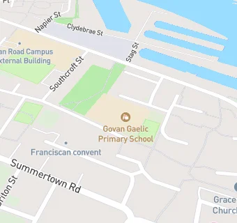 map for Govan Gaelic Primary School