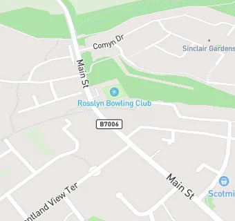 map for Rosslyn Bowling Club