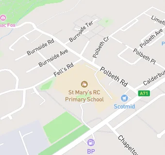 map for St Mary's RC Primary School