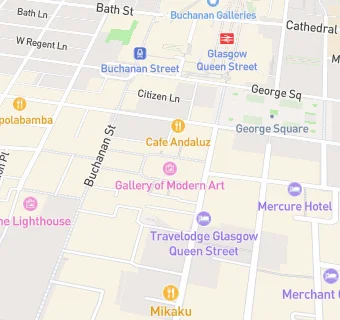 map for Gallery Of Modern Art Cafe