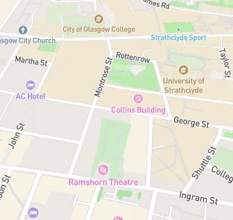 map for Glasgow City Premier Inn