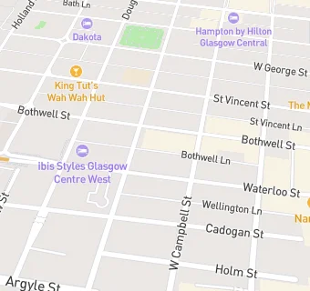 map for Panini's Sandwich Bar