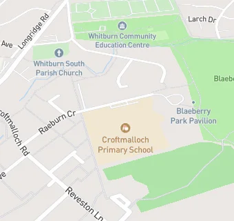 map for Croftmalloch Primary School