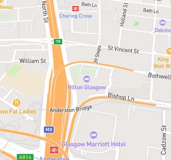 map for Hilton Hotel