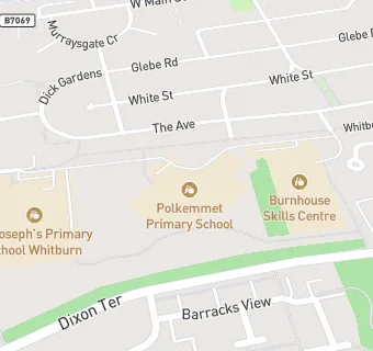 map for Polkemmet Primary School