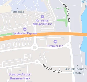 map for BP Glasgow Airport