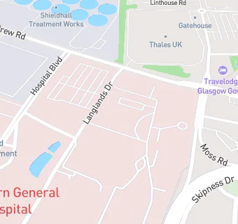 map for Queen Elizabeth University Hospital - Aroma Cafes