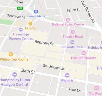 map for The Savoy Nightclub