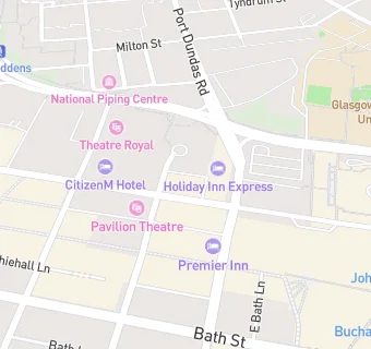 map for Citizen M Hotel