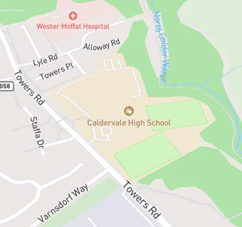 map for Caldervale High School