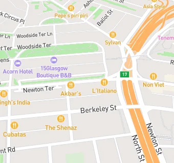 map for Akbars Balti Restaurant