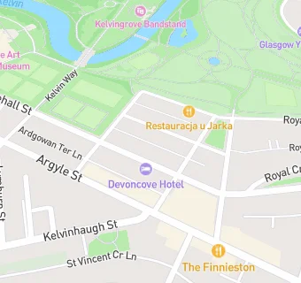 map for Kelvingrove Hotel