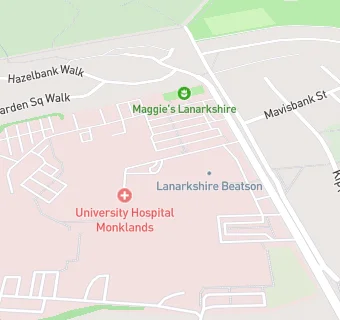 map for RVS Monklands Hospital