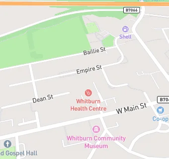 map for Whitburn Group Medical Practice