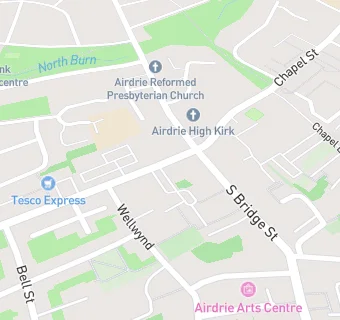 map for Lloyds Pharmacy (Airdrie)