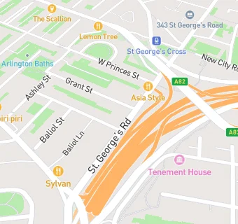 map for Barclay Medical Practice (St George's Road)