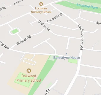 map for Oakwood Primary And St Clares Day Nursery