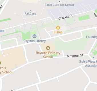 map for Royston Primary School