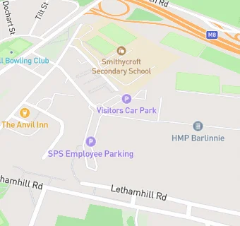 map for HM Prison Barlinnie