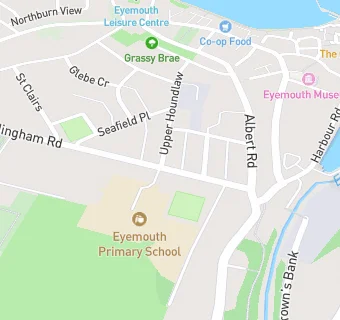 map for Eyemouth Early Years Centre