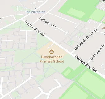 map for Hawthornden Primary School