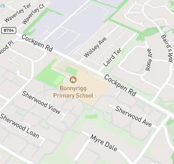 map for Bonnyrigg Primary School