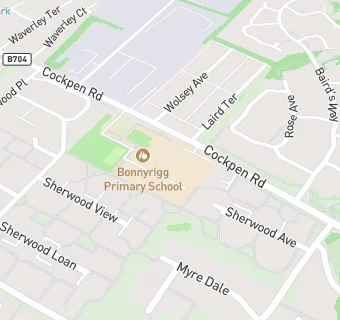 map for Bonnyrigg Primary School