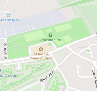 map for St Roch's Primary School